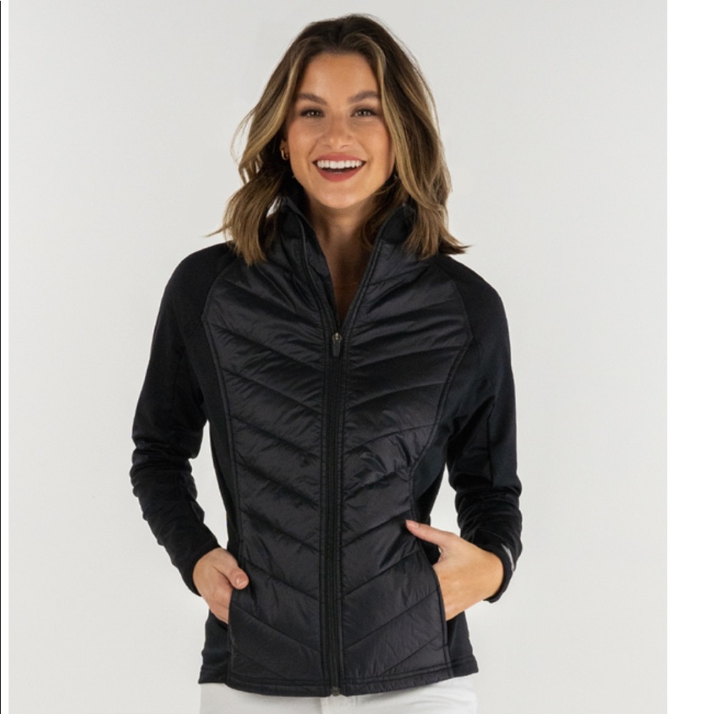 Straight Down Full Zip Black Nova Jacket - image 1
